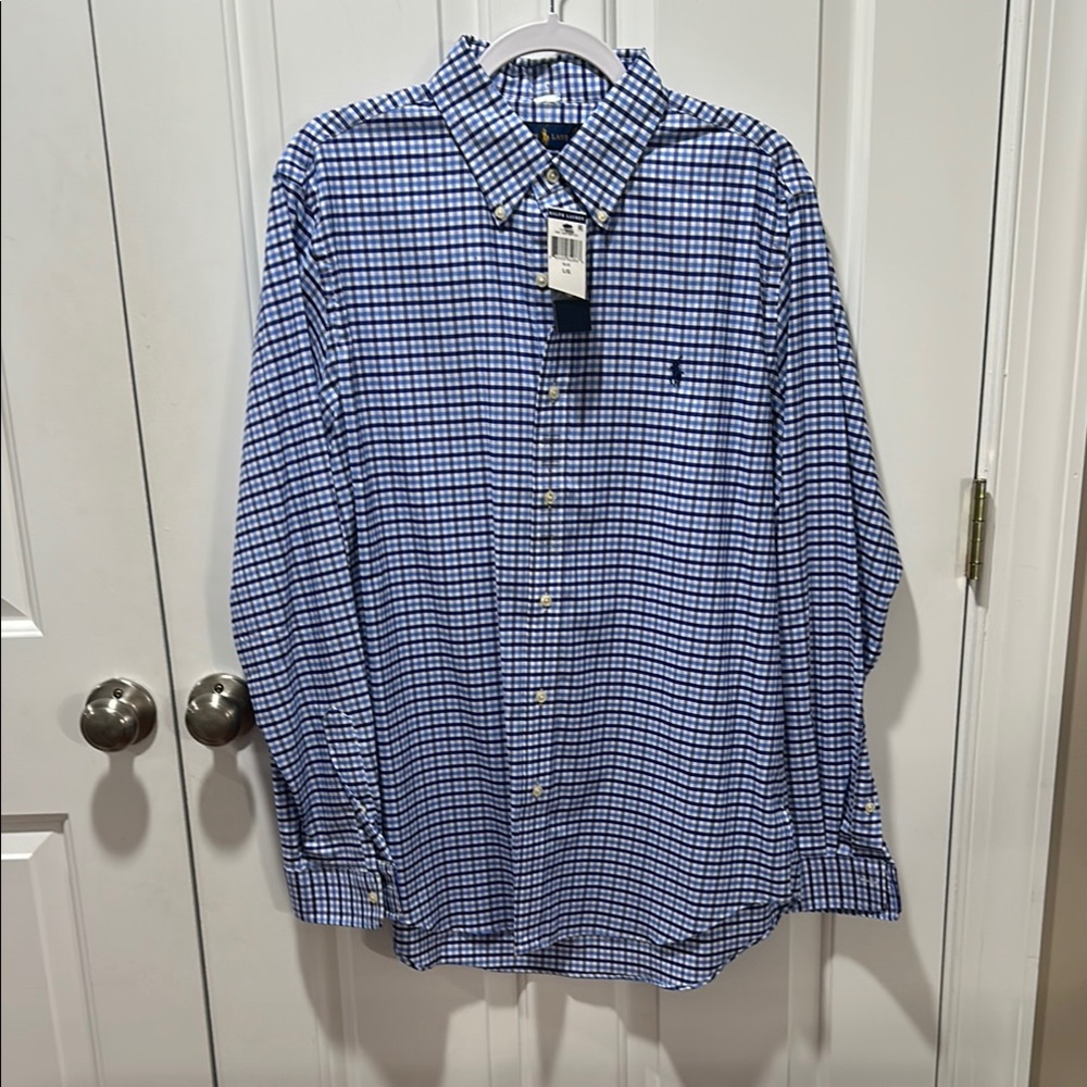 Ralph Lauren Blue Checkered Shirt